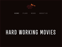 Tablet Screenshot of hardworkingmovies.com